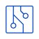 Low-voltage system icon representing electrical or control wiring.
